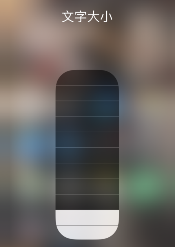 西乡塘苹果手机维修分享小技巧：在 iPhone 控制中心快速调节字体大小 