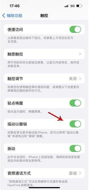 西乡塘苹果手机维修分享iPhone手机如何设置摇一摇删除文字 